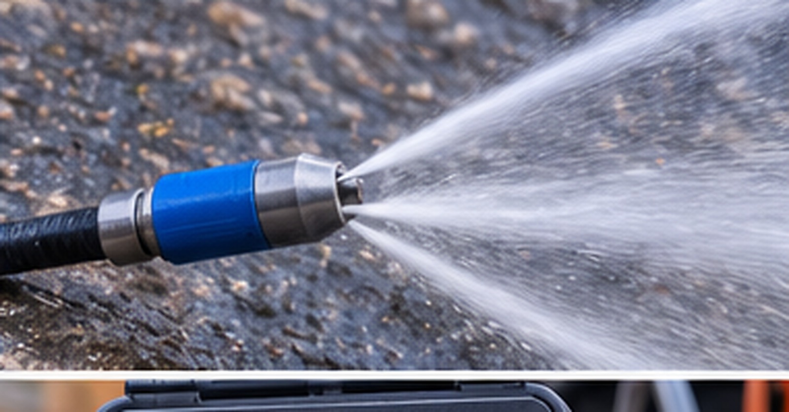 High pressure drain jetting equipment